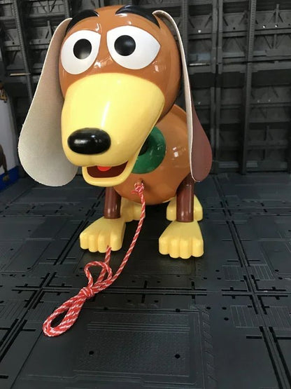 Boneco Toy Story Anime Slinky Dog com Som de 20cm, Figuras de Ação Dachshund, Modelo Criativo, Presente de Aniversário para Crianças