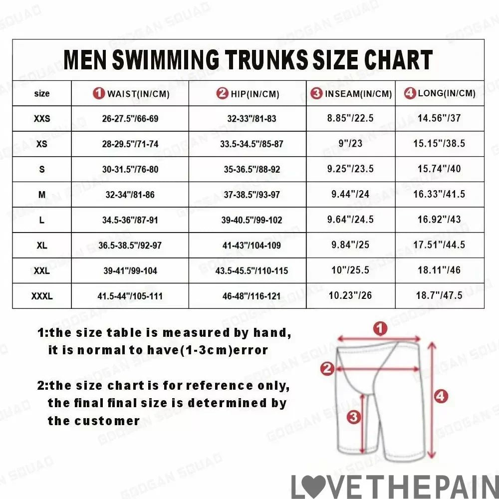 New Men Swim Jammer Swimming Trunks Professional Swim Surf Trunks Summer Beach Lycra Quick Dry Uv Protection Gym Tights Shorts