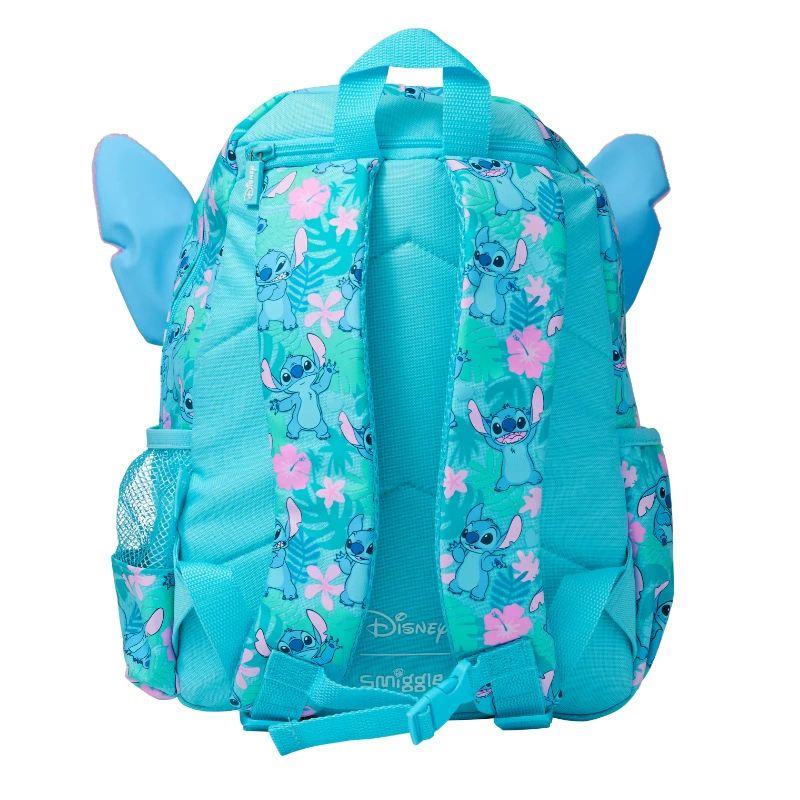 Miniso Disney Stitch Kawaii Children Schoolbag Set Cartoon Student Bookbag Lunch Bag Pen Case Casual High Capacity Backpack Gift