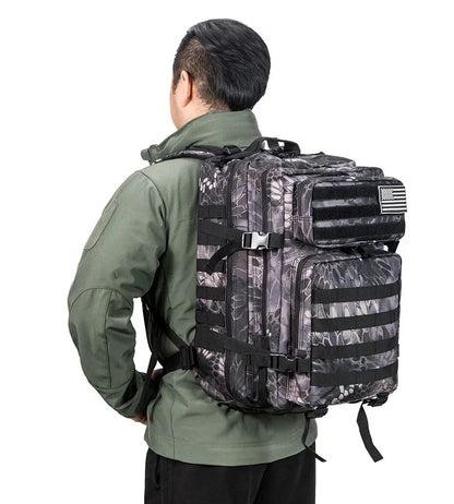 Mochila Tática 45L Grande Capacidade Mochila Militar 3 Dias Fitness Caminhada Bolsa de Acampamento Equipamentos de Caminhada Mochilas