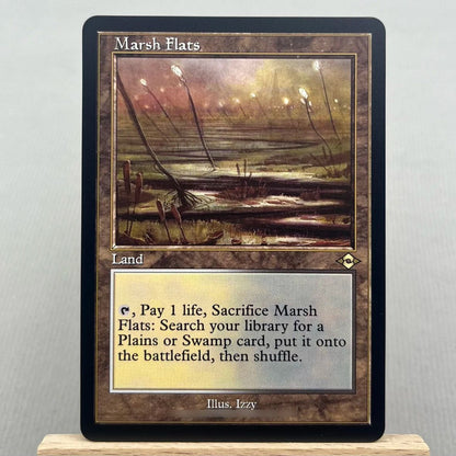 MH3 MH2 HOLO10-03 TCG Cartas Mágicas para Proxy de Jogo Caseiro terreno de busca Marsh Flats a Arid Mesa Misty Rainforest gathering