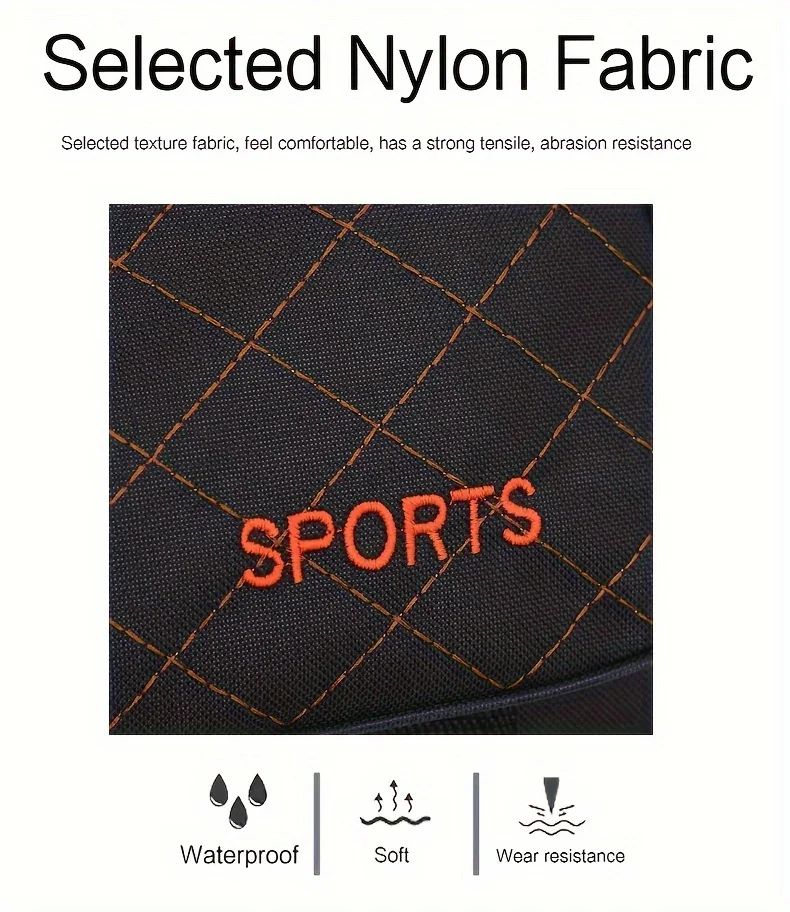 Men Nylon Travel Duffel Bag Large Capacity Handbag Portable Outdoor Carry Luggage Convenient Practical Male's Weekend Gym Bag