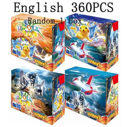 ?Mais Recente 324 Peças Cartas Pokémon Sol & Lua XY Evoluções Caixa de Booster Pokémon Brinquedo de Cartas Colecionáveis para Crianças?