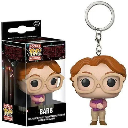 13 Estilos FUNKO Pocket Chaveiro Stranger Eleven Dustin Barb Steve Demogorgon Bonecos de Ação Brinquedos COISAS com Caixa