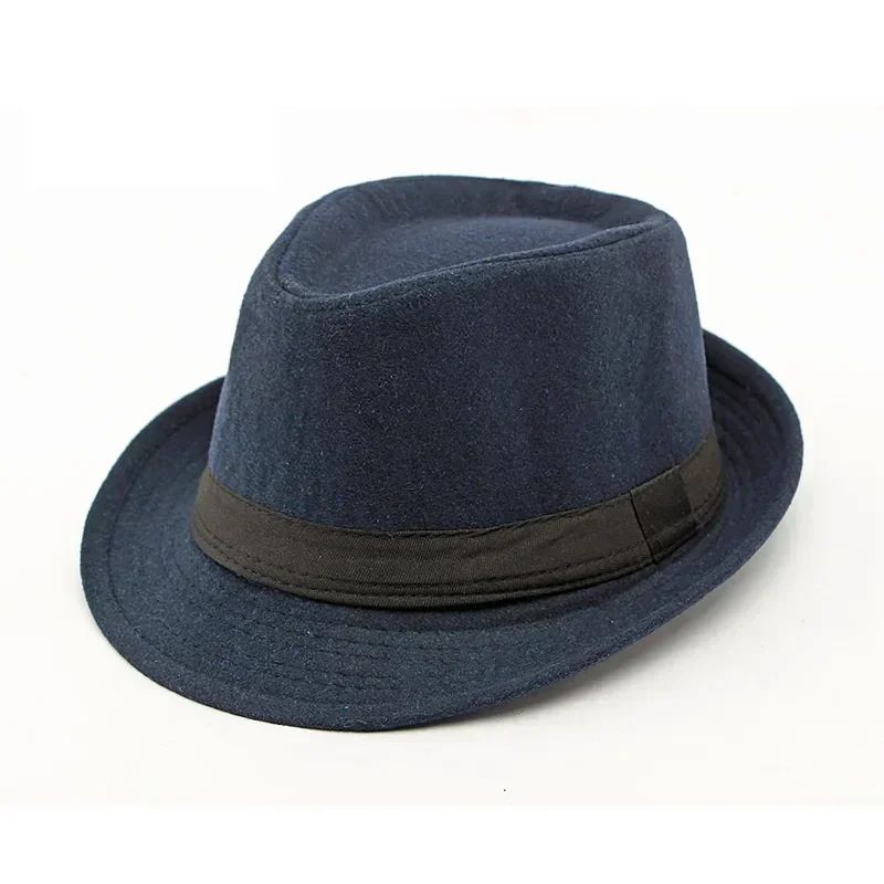 2025 Summer Unisex Classic Gatsby Style Straw Fedora Bucket Top Bowler Hats for Elegant Wedding Party Church Stage Black