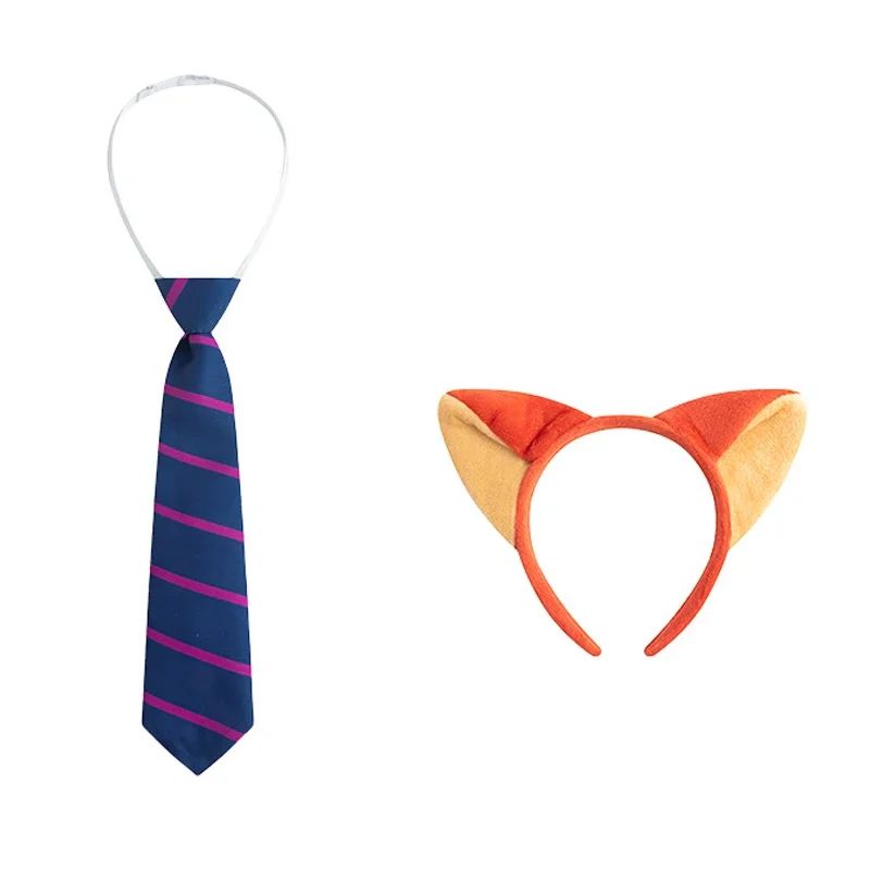 2026  Nick Wilde Cosplay Costumes Zootopia Cosplay Summer Shirt Tie Nick Suits Halloween Carnival Cos Adult Unisex Gifts