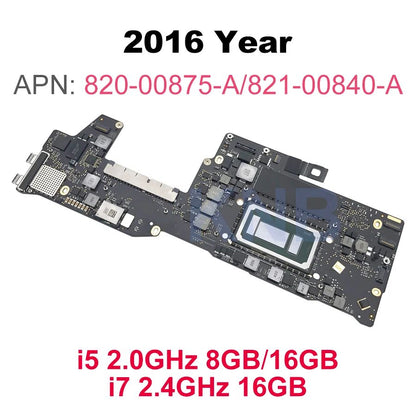 Placa-mãe Original A1708 para MacBook Pro A1708 Placa Lógica 2.0GHz 2.3GHz 2.5GHz 8GB 16GB 820-00875-A 820-00840-A 2016 2017