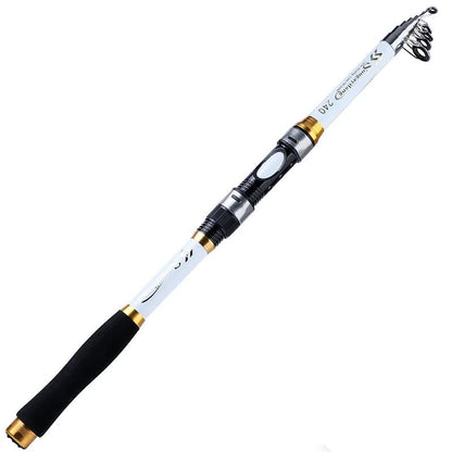 Sougayilang 1.8-3.3M Telescopic Fishing Rods 6-8 Sections Ultralight Glass Fiber Carp Fishing Rods Spinning Pole Fishing Tackle