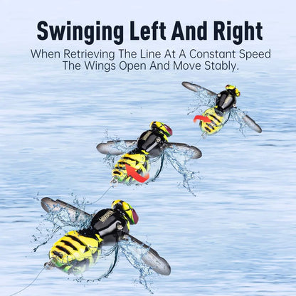 Isca Flutuante Reino de Vespas 4.2g 6.6g 40mm 48mm Inseto Artificial Biônico Isca Dura Pesca Baixo Carpa Lúcio Wobbler