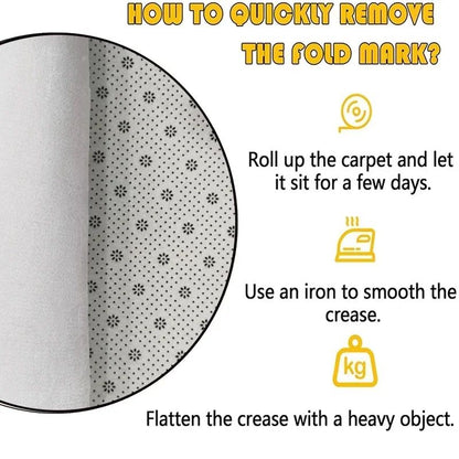 3D Desert Crack Water Fire Design Rug Non-Slip Machine Washable Carpet Fashion Bedroom Living Room Beach Style Floor Mat