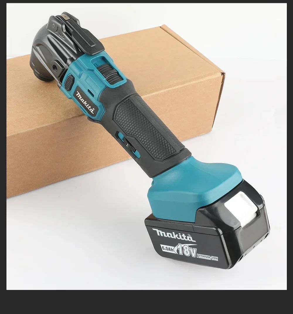 Cortador de acabamento Makita 18V: 6 configurações de marcha, bateria Li-Ion 18/20V, 340-326mm de comprimento, multiuso para serrar, cortar, escavar