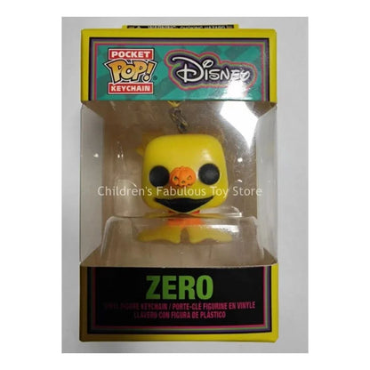 18 modelos de chaveiros de bolso FUNKO O Estranho Mundo de Jack #2 Sally Jack Neve Teddy Prefeito Zero Abóbora Bonecos de Ação