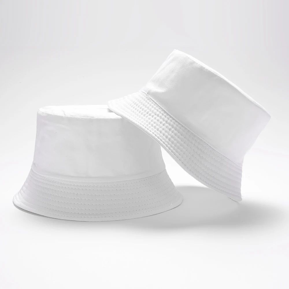 Atacado Chapéu Bucket com Logotipo Personalizado para Mulheres Algodão Homens Proteção Solar ao Ar Livre Bonés Hip Hop Chapéu Pescador Gorros Bob