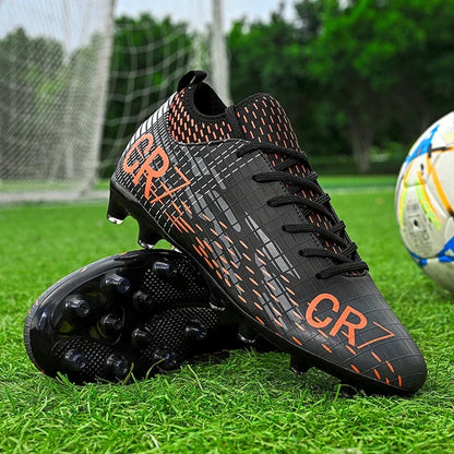 New Men Soccer Shoes Unisex Drop Shipping Football Boots Breathable Sports Cleats Professional Outdoor Ultralight Non-slip