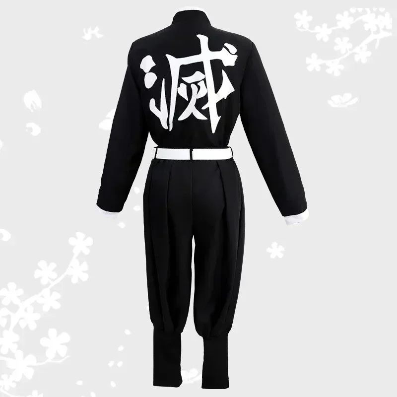 2026 New Cosplay Costume Anime Slayer Yaiba Top Jacket Pants Black Team Unisex Uniform Set Halloween Christmas Clothes