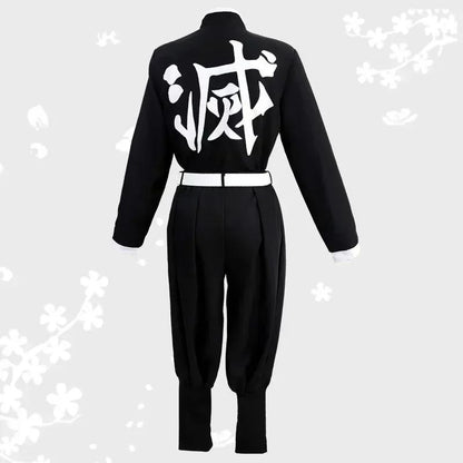 2026 New Cosplay Costume Anime Slayer Yaiba Top Jacket Pants Black Team Unisex Uniform Set Halloween Christmas Clothes