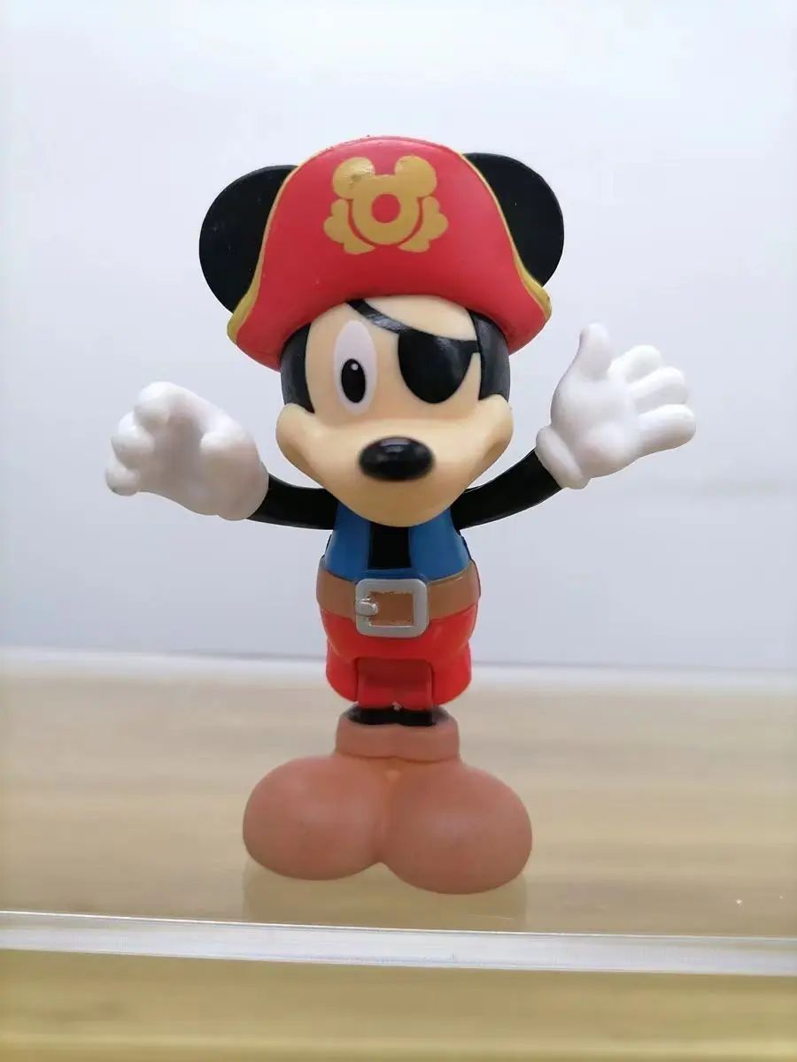 Disney Steamboat Willie Mickey Mouse Anime Figure Model Toys Cake Desktop Decoration Collectible Dolls Toys Gifts for Children