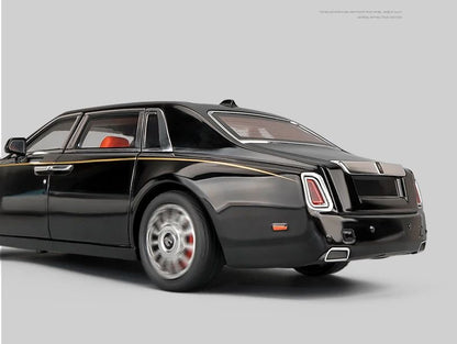 1:18 Big Size Diecast Rolls Royce Phantom Alloy Car Model Collective Miniature Voiture Boyfriend Car Gift Home Decor Toys Boys