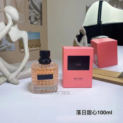 100ml Quente Marca Perfume Designer Garrafa de Vidro Mr Darkness Longa Duração Rosa Eau
