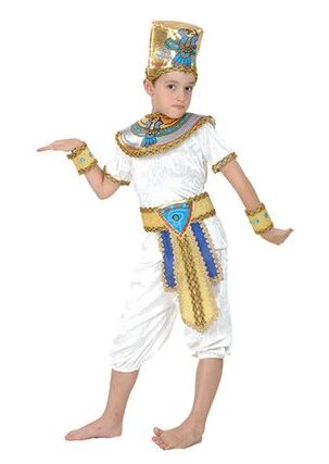 Egypt Nile Pharaoh Cleopatra Costume for Women Men Boys Girls Family Halloween New Year Party Fancy Dress