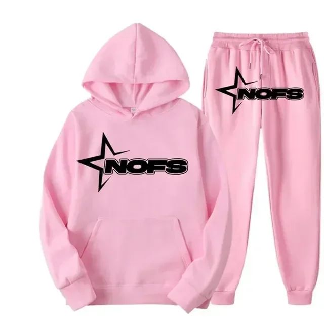 2024 men and women of the same fashion trend hoodie casual two-piece suit jacket pants fashion brand printing logo size S-3XL