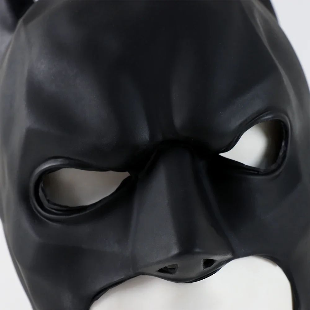Mask for Men Anime Bat Mask Headgear Latex Material Cosplay Headgear Halloween Night Dance Party Adult Masquerade Mask Latex