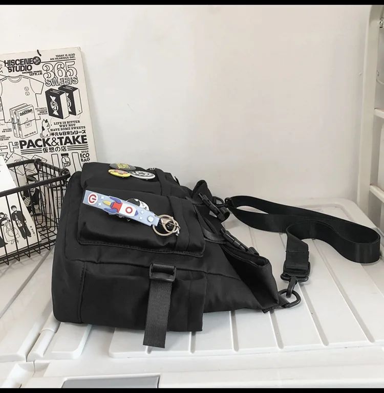 Japanese Harajuku School Bags for Teenage Girls Casual Fashion Crossbody Bag New Trendy Shoulder Bag Student Backpack Hand Bags