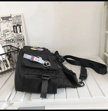 Japanese Harajuku School Bags for Teenage Girls Casual Fashion Crossbody Bag New Trendy Shoulder Bag Student Backpack Hand Bags