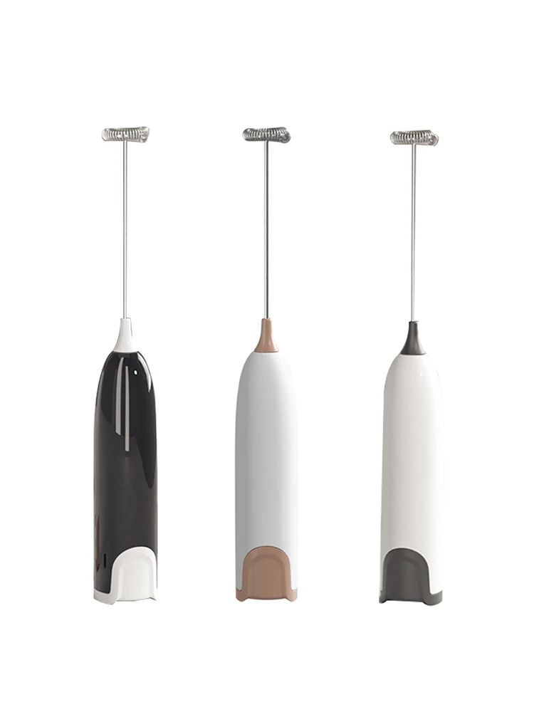 Batedor de Leite Elétrico Portátil Automático para Ovos Batedor de Café Cappuccino Batedor de Creme Espumador Misturador de Cozinha Agitador