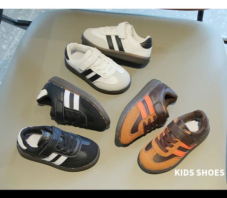 Children's Sneakers Boy Spring Autumn Causal Kid Running Walking Shoes Fashion Versatile Girls Tennis Shoes Soft Soled Hook Loop