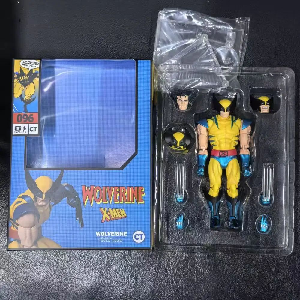 Original Ct Toys Wolverine Action Figure Deadpool Mafex 096 Figure Mafex138 X-Men Comic Version Figurine Collection Model Toys