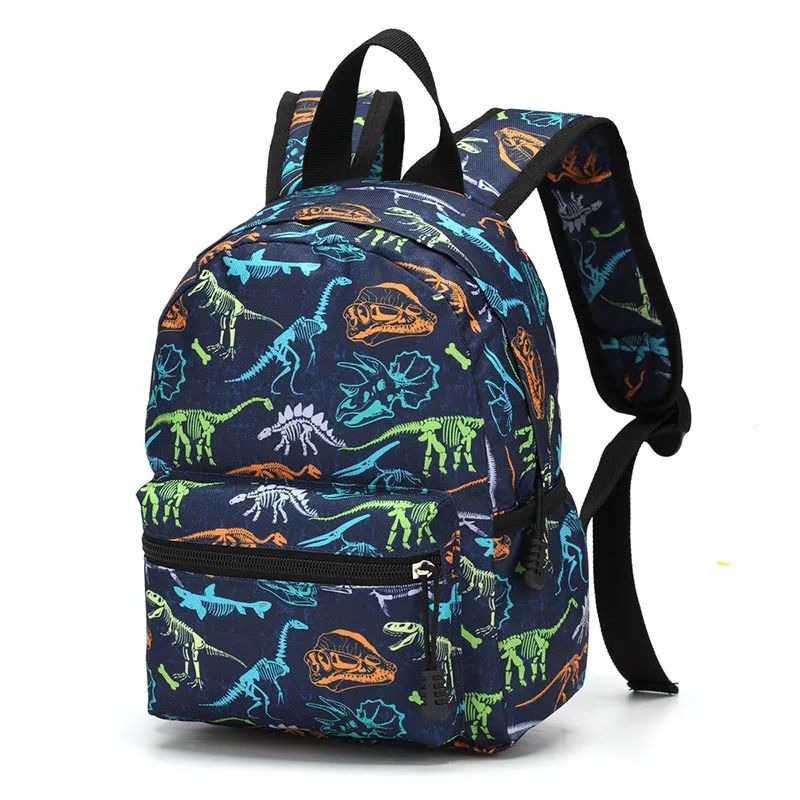 Children's Adjustable Shoulder Backpack Jurassic Cartoon Bags Boys Girls Student Large Capacity Backpacks Kids School Travel Bag