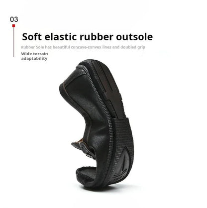 Men Driving Shoe Leather High Quality Breathable Slip on Men Casual Shoes Comfortable Light Men Loafers Formal Men Dress Shoes