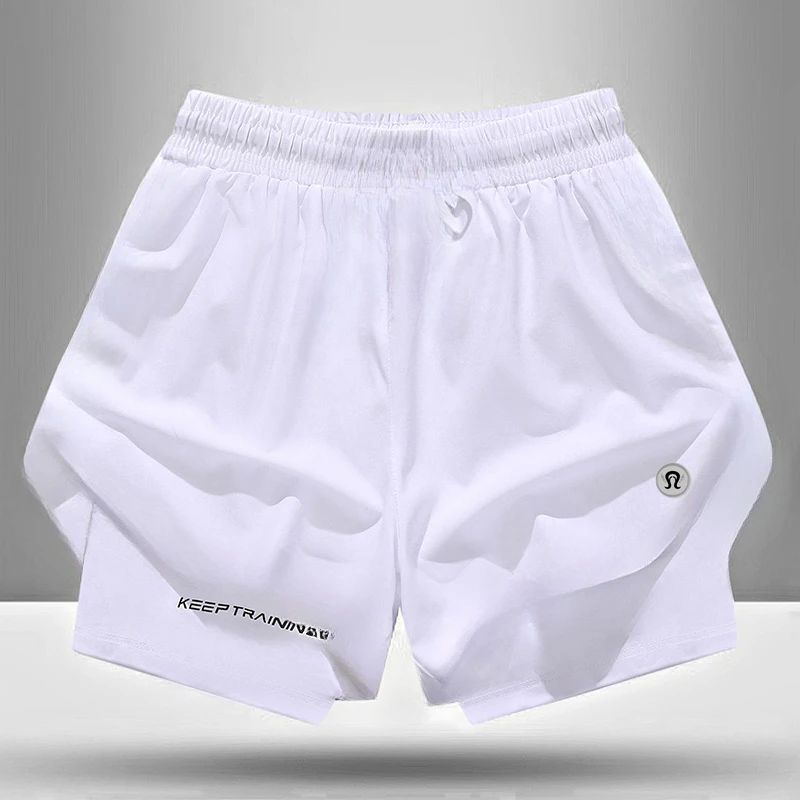 Quick-drying Thin Yoga Fitness Training Three-point Pants Summer Sports Shorts Men's and Women's Quick-drying Ice Silk