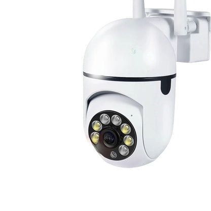 Câmera de Segurança Wifi IP Externa Sem Fio PTZ 3MP 4X Zoom Câmeras AI Rastreamento Humano Áudio Bidirecional HD Visão Noturna Colorida