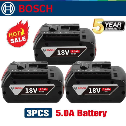 ?Bateria de Lítio Bosch Professional 18V original para Ferramenta Elétrica Recarregável Bosch BAT609 BAT609G BAT618 BAT618G?