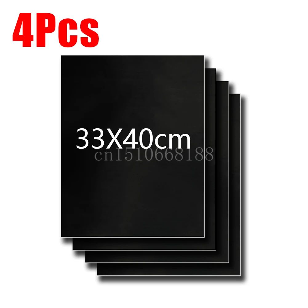 1-6Pcs BBQ Grill Mat Non-stick Mat Heat Resistant Grill Mat Outdoor Baking Reusable Barbecue Party Mat 40x50cm 33x40cm