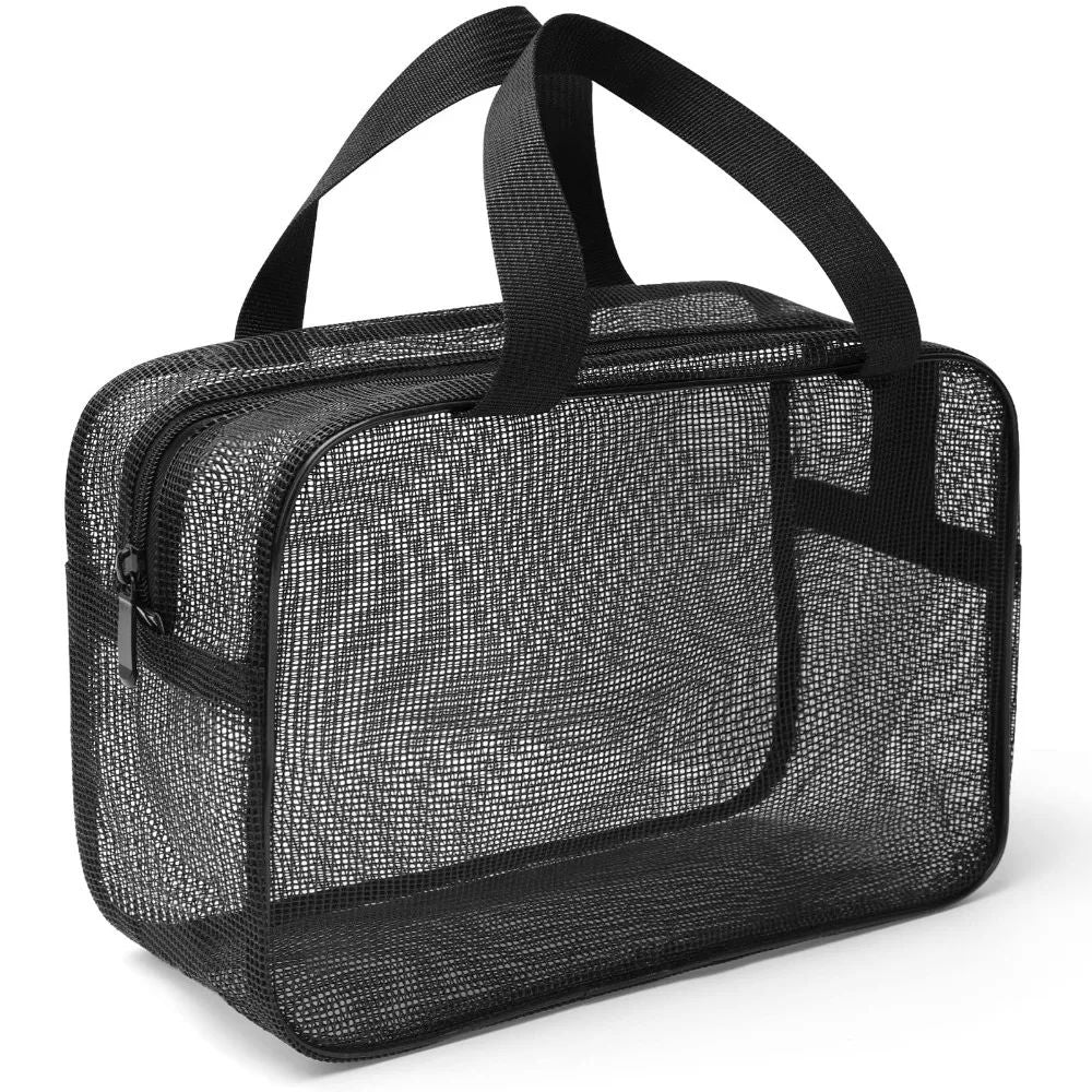 Big Pockets Tote Bag Easily Carry Beach Mesh Shower Mesh Shower Bag Quick Dry Shower Storage Bag Beach