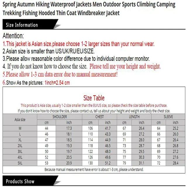 Men's waterproof fishing raincoats, bicycle raincoats, windproof jackets, mountaineering suits, spring and autumn overcoats