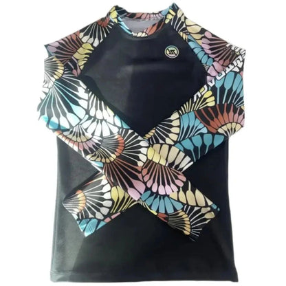 Hot Women‘s Short Sleeve Surfing Shirt Ladies Lycra Rashguard RIGHTTRACK For Surf Sportswear Beach Swimwear UPF50  Clothes