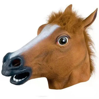 Funny Animal Latex Party Masks Dog Donkey Duck Horse Headgear Halloween Props Cosplay Mask for Adults Masquerade Mask