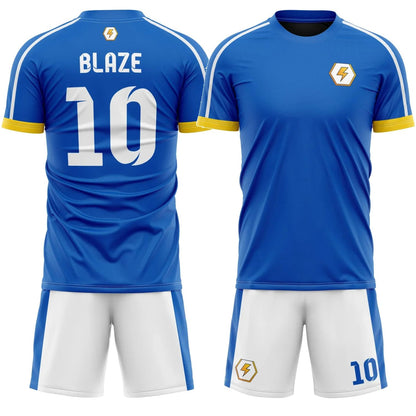 Anime Inazuma Eleven Raimon Men's Summer 3D Printed Short Sleeve Shorts Two Piece Set Street Leisure Sports Fashion Set