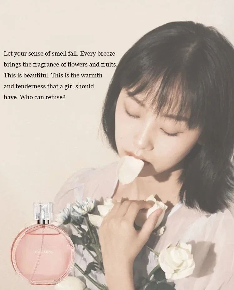 Perfume Feminino de Marca 100ml Perfume Clássico Leve Aroma Floral Fragrância Romântica Longa Duração Spray Corporal Charmoso