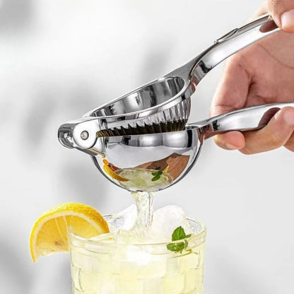 Espremedor Manual de Aço Inoxidável Processador de Suco Espremedor de Limão Laranja Frutas Doméstico Pegador de Limão Acessórios de Cozinha para Prensagem de Frutas