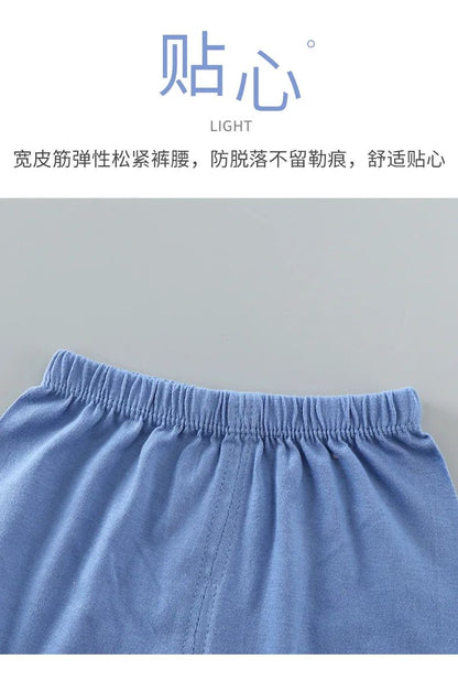 2-10 Years Spring Autumn Boys Pajamas Cartoon Dinosaur Pattern Full Sleeve Shirt +Pants 2Pcs Suit For Kids Children Clothing Set