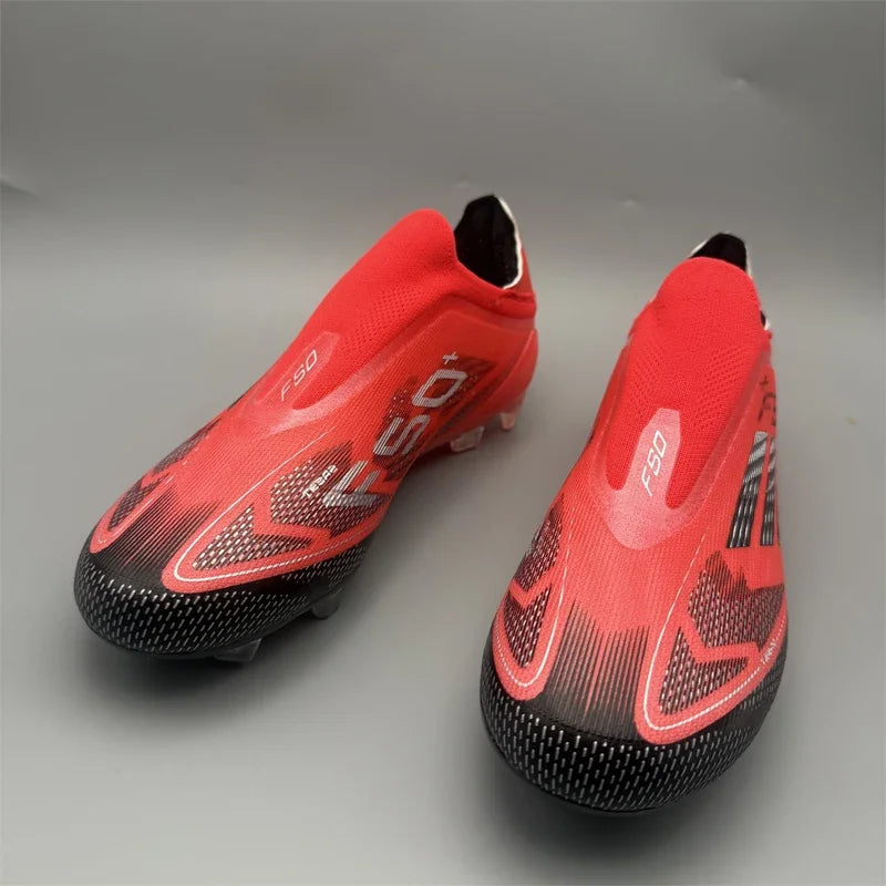 Mens Boys Professional Football Boots TF/FG Soccer Shoes High Ankle Kids Cleats Training Sport Sneakers Outdoor High-quality