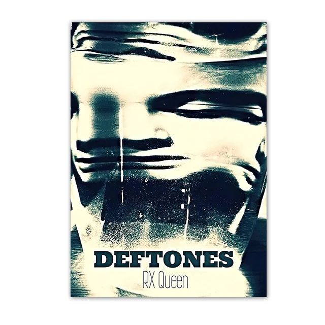 Retro Inspired Band Themed Wall Art D-Deftones Posters Classic Music Album Canvas Painting Ideal for Home Room Decor