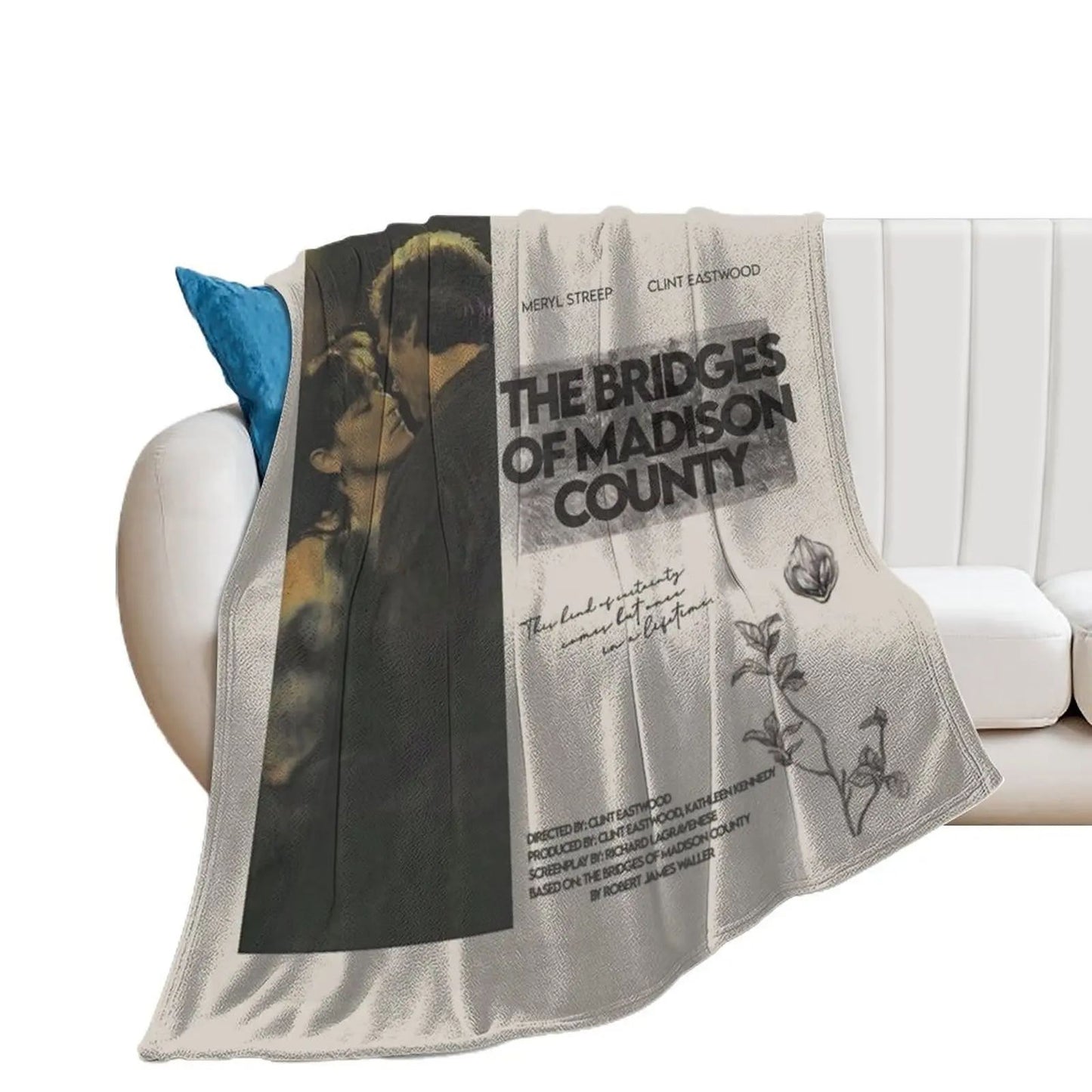 Manta Decorativa Pontes de Madison County para Sofás, Edredom de Bebê, Mantas de Pelo