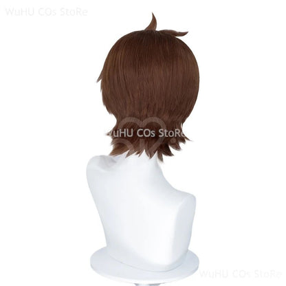 Tennison's children's boy costume features a brown wig, suitable for Halloween and Christmas parties.