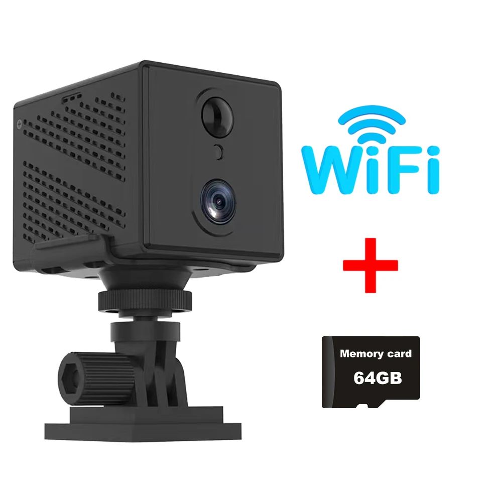 5MP 4G SIM Card Mini Camera Human Detection WiFi Camera Built-In 3000mAh Battery Security Surveillance Camcorder Video Recorder